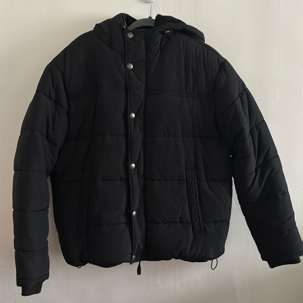 American Eagle Black Puffer Jacket - image 1